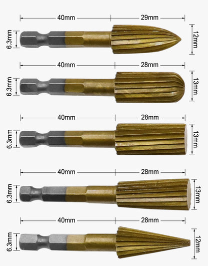 SET DE BROCAS PULIDORAS X5