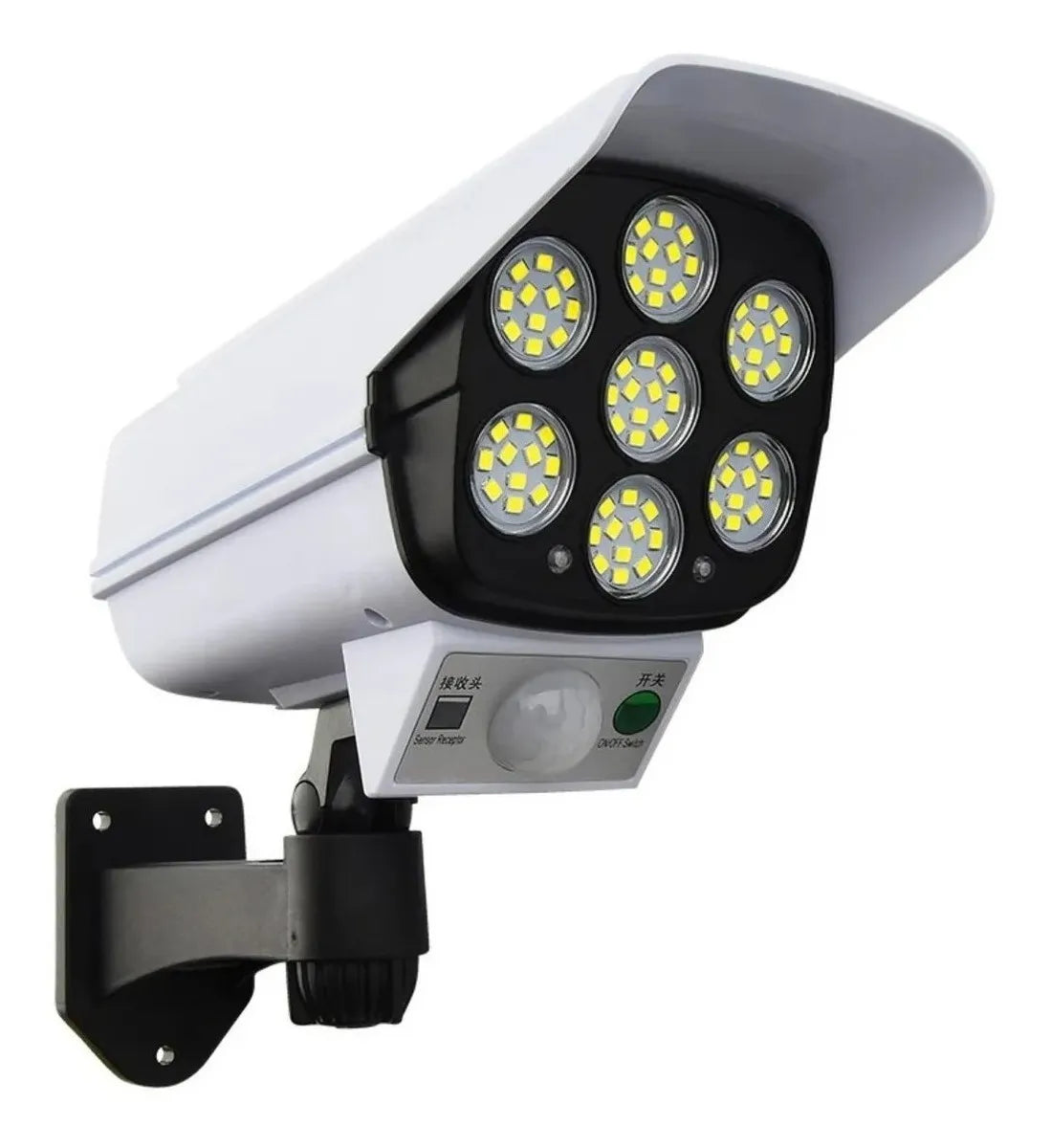 LUZ SOLAR TIPO CÁMARA DE VIGILANCIA