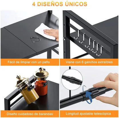 ESTANTE EXTENSIBLE PARA MICROONDAS
