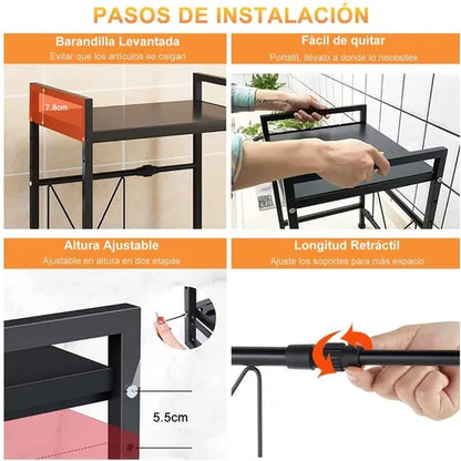 ESTANTE EXTENSIBLE PARA MICROONDAS