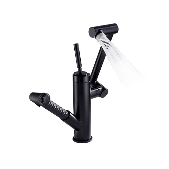 GRIFO MODERNO EXTRAÍBLE DE ROTACIÓN DOBLE