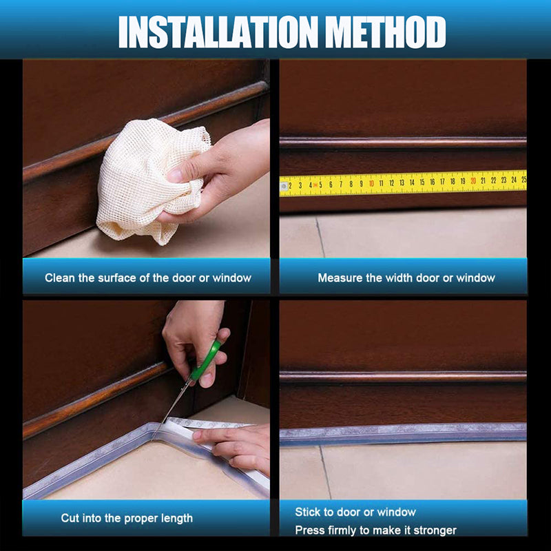 SELLADOR DE PUERTA PARA CUCARACHAS E INSECTOS + ENVÍO GRATIS