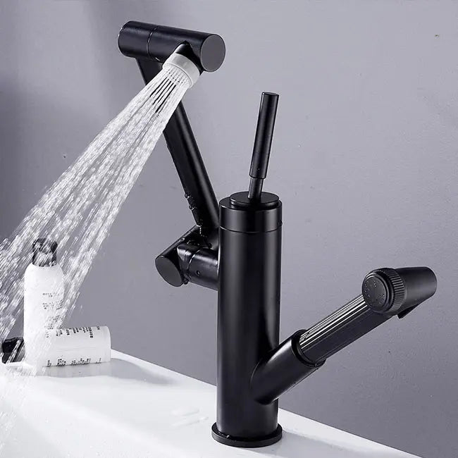 GRIFO MODERNO EXTRAÍBLE DE ROTACIÓN DOBLE