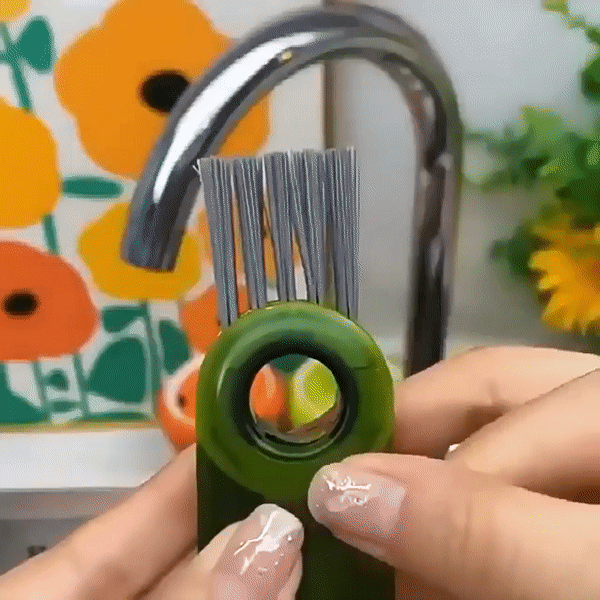 CEPILLO 3 EN 1 PARA VASOS Y BOTELLAS