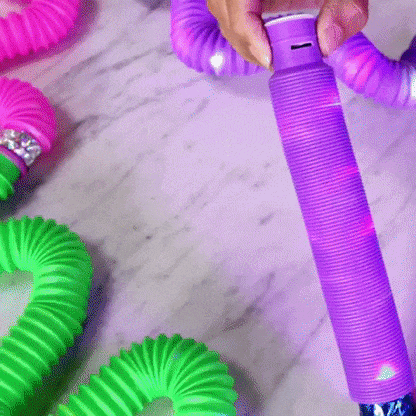 DIVERSION CON TUBOS POPS LUMINOSOS